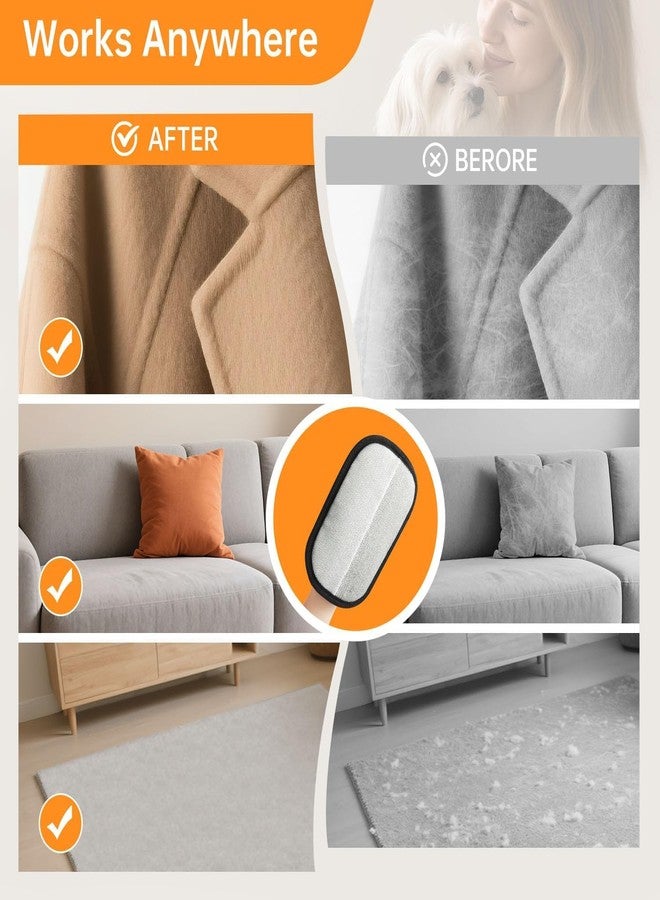 Lupro Pet Hair Removal Gloves Brush, Reusable Grooming Glove Tool for Cats & Dogs, Electrostatic Hair Remover for Shedding, Cleaning Furniture, Clothes, Sofa & Car Seats (23.5x18cm, 1Pcs) - Image 3